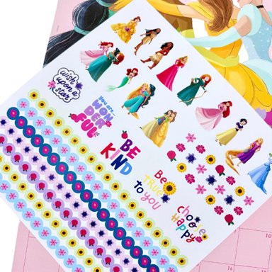 CALENDARIO DE PARED 2026 PRINCESAS – ILUSTRACIONES Y STICKERS DECORATIVOS - 7