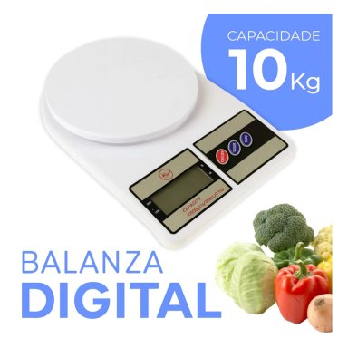 BALANZA ELECTRÓNICA DIGITAL SF-400 10KG PARA COCINA REPOSTERÍA Y NEGOCIOS