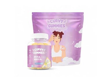 SUPLEMENTO CURVY GUMMIES PITAHAYA GOMITAS + BOLSA REGALO