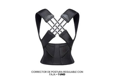 CORRECTOR DE POSTURA CON FAJA
