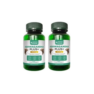 ASHWAGANDHA PLUS+ 100 CAPSULAS DERMO SUMAK 2 UND