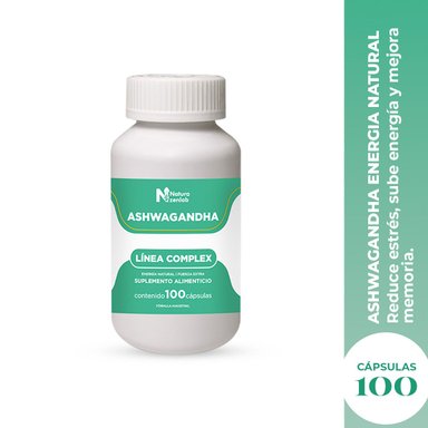 ASHWAGANDHA ENERGIA NATURAL 100 CAPSULAS DERMO SUMAK - 2