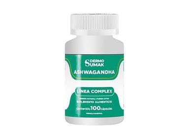 ASHWAGANDHA COMPLEX 100 CAP - DERMO SUMAK|GOMITAS DE DHA + ÁCIDO FÓLICO + B6, B12 - 3