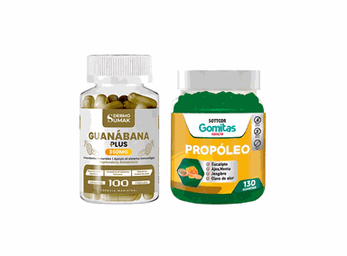GUANABANA PLUS 350MG 100 CAP DERMO SUMAK + GOMITAS DE PROPOLIO