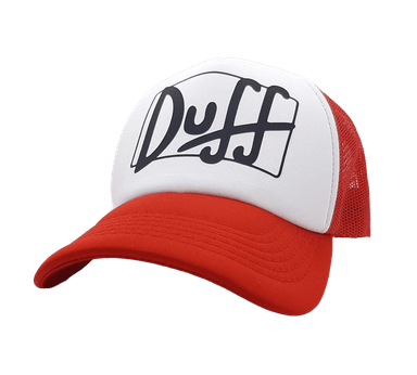 GORRO DUFF05 CON BLANCO DUFF ROJO