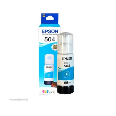BOTELLA TINTA EPSON T504220 CIAN
