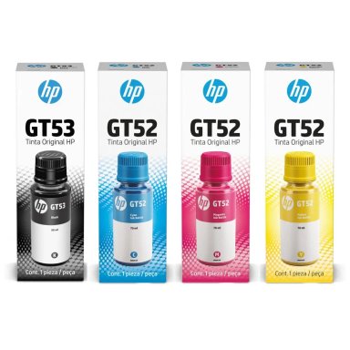 PACK DE TINTAS HP GT52 Y GT53