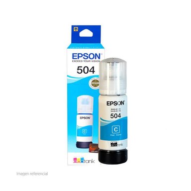 BOTELLA TINTA EPSON T504220 CIAN