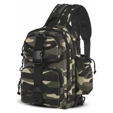 MORRAL MATEIN 1336 MILITAR MOCHILA TACTICA 2 EN 1 PECHERA CONVERTIBLE MULTIFUNCION PESCA DEPORTES CAMPING
