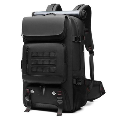 MOCHILA TREKKING TACTICA PUERTO USB C Y A PORTALAPTOP 17.3 ZAPATERA ANTIRROBO MULTIFUNCIONAL