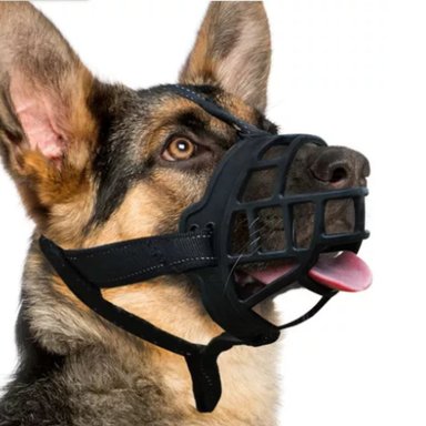 BOZAL FLEXIBLE DE SILICONA PARA PERROS TALLA 4