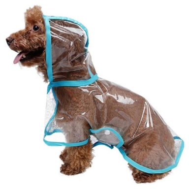 CAPA IMPERMEABLE DE LLUVIA PARA MASCOTAS TALLA 5 - 4