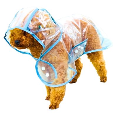 CAPA IMPERMEABLE DE LLUVIA PARA MASCOTAS TALLA 7 - 2