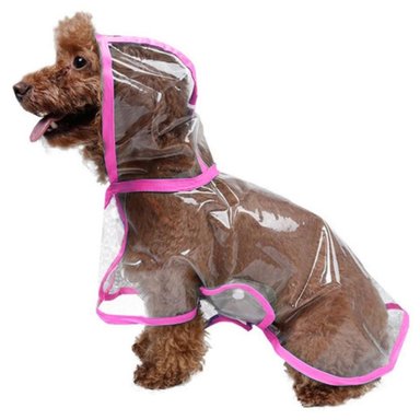 CAPA IMPERMEABLE DE LLUVIA PARA MASCOTAS TALLA 7 - 3