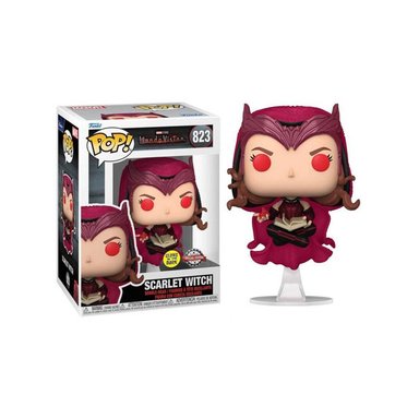FUNKO POP SCARLET WITCH GLOW - BRUJA ESCARLATA WANDA VISIÓN #823