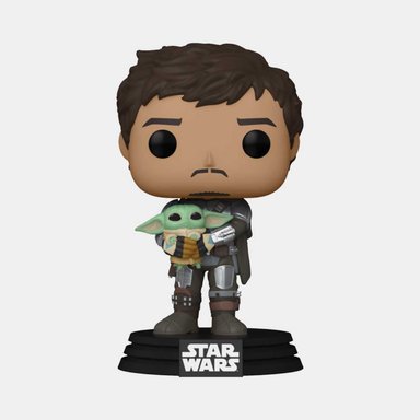 FIGURA FUNKO POP! STAR WARS: THE MANDALORIAN WITH GROGU #461 - 1