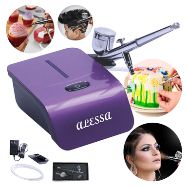 AEROGRAFO PROFESIONAL MULTIUSO MORADO ALTA POTENCIA