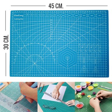 CUTTING MAP A3 PLANCHA DE CORTE 30X45 CM AUTOCURATIVA CELESTE