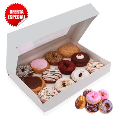 50 CAJAS PARA DONUTS EN REPOSTERIA