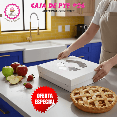 100 CAJAS DE PYE DE 26 CM. PARA REPOSTERIA