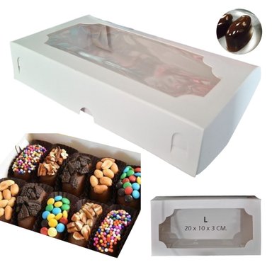100 CAJAS PARA CHOCOTEJA L EN REPOSTERIA