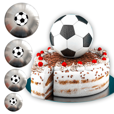 4 MOLDES DE PELOTA DE ALUMINIO PARA REPOSTERIA