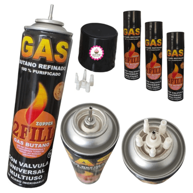 3 GASES BUTANO ULTRA REFINADO PURIFICADO RECARGA PARA TODO TIPO