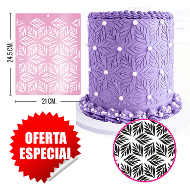 PLANTILLA STENCIL MODELO HAVANA PARA REPOSTERIA