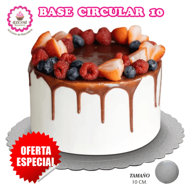 100 BASES PLATEADAS DE MINI TORTA PASTEL DE 10 CM. PARA REPOSTERIA