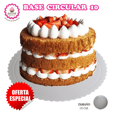 100 BASES BLANCAS DE MINI TORTA PASTEL DE 10 CM. PARA REPOSTERIA