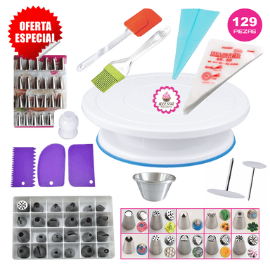 KIT DE APRENDIZAJE DE 129 PIEZAS PARA REPOSTERIA