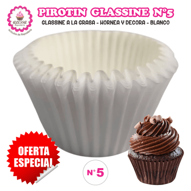 PIROTIN A LA GRASA HORNEABLE N°5 PARA REPOSTERIA 1000 UNIDADES