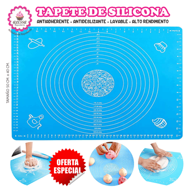 TAPETE DE SILICONA 50 X 40 CM. PARA REPOSTERIA DE ALTO RENDIMIENTO