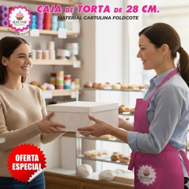 50 CAJAS DE TORTA DE 28 CM. PARA REPOSTERIA
