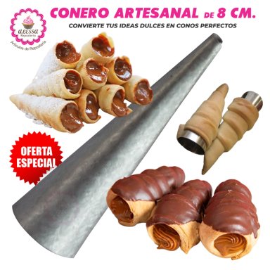 CONERO ARTESANAL DE 8 CM. PARA REPOSTERIA 50 UNIDADES