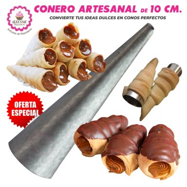 CONERO ARTESANAL DE 10 CM. PARA REPOSTERIA 50 UNIDADES
