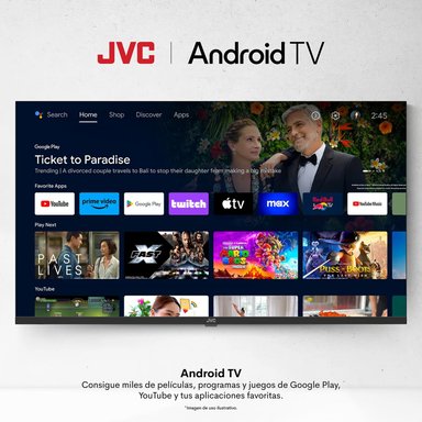 TELEVISOR JVC 40 PULGADAS FHD GOOGLE TV + ANTENA DIGITAL (NUEVO) - 2