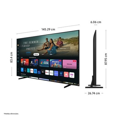 TELEVISOR SMART TV SAMSUNG 4K ULTRA HD 65' DU7000 CRYSTAL UHD - 3