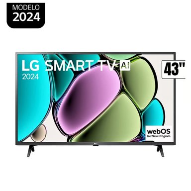 TELEVISOR LG 43 PULG. FHD SMART TV AI 43LR6000PSA MODELO 2024