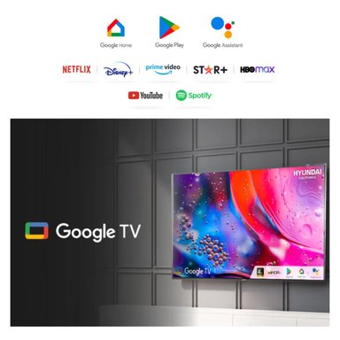 TV 58’’ HYUNDAI HYLED5809G4KM UHD 4K GOOGLE TV - 4