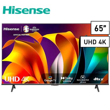 TELEVISOR HISENSE 65” UHD 4K SMART TV 65A6NA GOOGLETV 2024