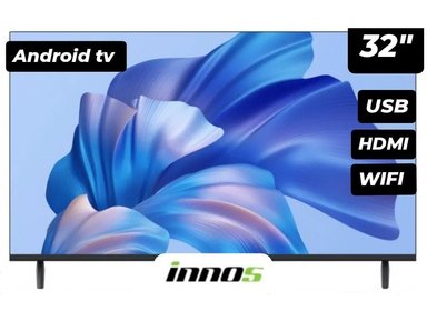 TELEVISOR INNOS 32 SMART TV ANDROID TV HD LED - S3201KU