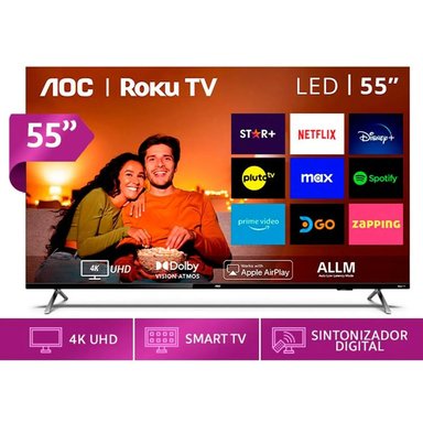 TELEVISOR AOC LED 55 UHD 4K SMART TV 55U6125