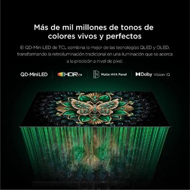TV TCL 65' QD MINILED 4K UHD GOOGLE TV 65C6K - 5