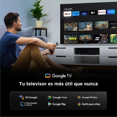 TV TCL 65' QD MINILED 4K UHD GOOGLE TV 65C6K - 6