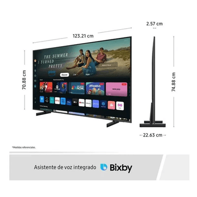 TELEVISOR SAMSUNG 55 CRYSTAL UHD 4K TIZEN OS SMART TV 55DU8000 + ANTENA DIGITAL - 2