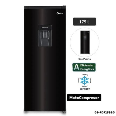 REFRIGERADOR OSTER OS-PDF178BD 175L NEGRO - 1