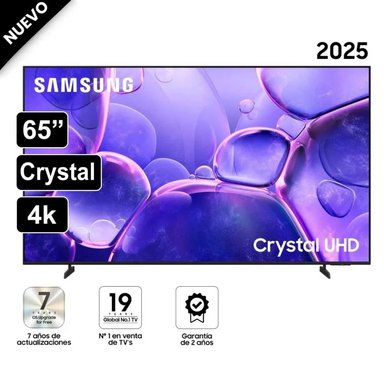 TELEVISOR SAMSUNG 65' SMART CRYSTAL UHD 4K 65U8000FG 2025