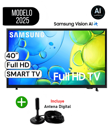 TELEVISOR SAMSUNG 40' UN40F6000FGXPE SMART TV FULL HD TIZEN OS + ANTENA DIGITAL
