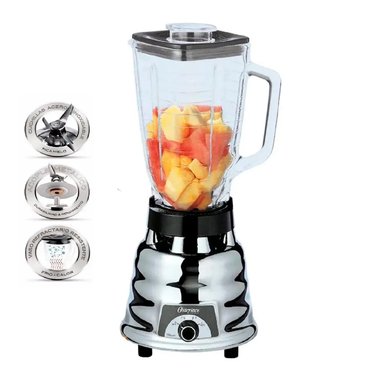LICUADORA OSTER 1.25L CLÁSICA 2 VELOCIDADES + PROCESADOR DE ALIMENTOS - 2
